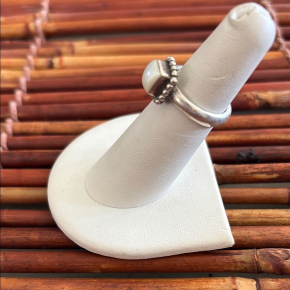 Silpada Sterling Silver Ring with White Pearl - Picture 3 of 7